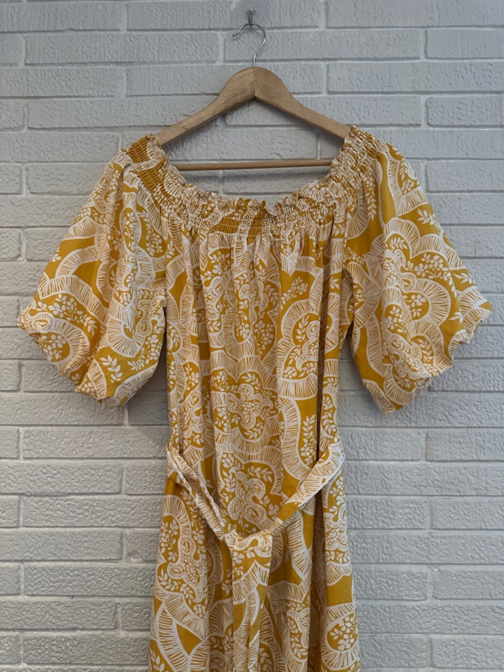 ANTONIO MELANI X THE NAT NOTE RANEY OTS MIDI MARIGOLD SZ 10 - Picture 4 of 9